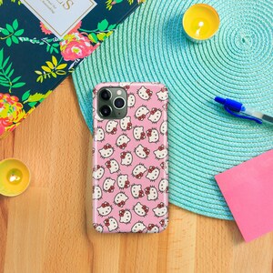 Hello Kitty KK6 Phone Case For Apple iPhone 11 12 13 14 15 16 e 17 Air PRO Plus Mini Max Japan Japanese Kitty White Cartoon Charact Kitten image 8
