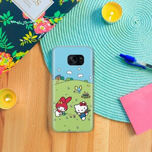 Hello Kitty KK4 Phone Case Cover For Samsung Galaxy S5 S6 S7 S8 S9 Edge Plus LTE NEO Models Japan Japanese Kitty White Cartoon Character Cat image 8