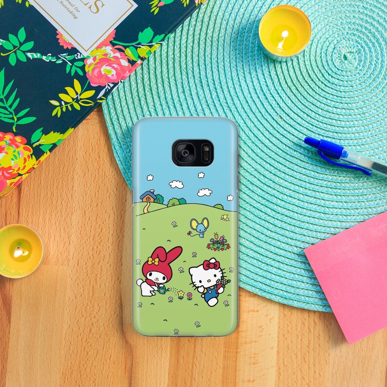 Hello Kitty KK4 Phone Case Cover For Samsung Galaxy S5 S6 S7 S8 S9 Edge Plus LTE NEO Models Japan Japanese Kitty White Cartoon Character Cat image 8