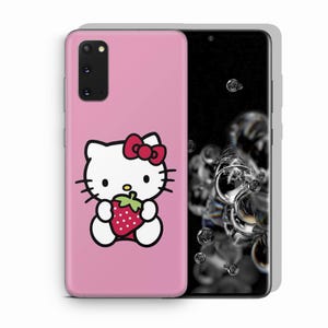 Hello Kitty KK1 Phone Case Cover For MANY VARIOUS Samsung Galaxy Models Japan Japanese Kitty White Cartoon Character Kitten 3