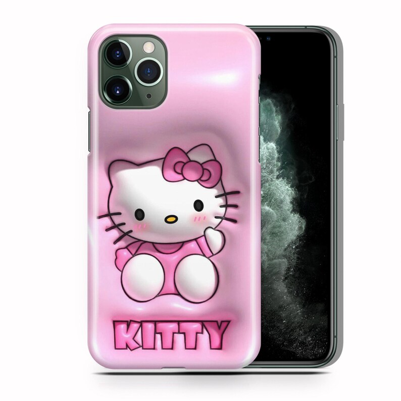 ハローキティ KK9 携帯ケース Apple iPhone 11 12 13 14 15 16 e 17 Air PRO Plus Mini Max 日本製 キティ ホワイト 漫画キャラクター 子猫 3