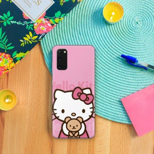 Hello Kitty KK7 Phone Case Cover For MANY VARIOUS Samsung Galaxy Models Japan Japanese Kitty White Cartoon Character Kitten imagen 8