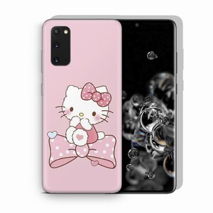 Hello Kitty KK1 Phone Case Cover For MANY VARIOUS Samsung Galaxy Models Japan Japanese Kitty White Cartoon Character Kitten 2