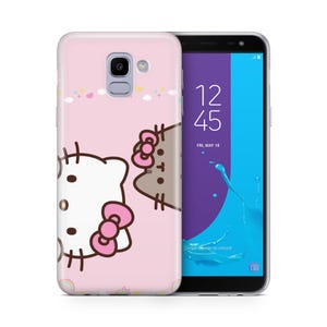 Hello Kitty KK8 Phone Case Cover For Samsung Galaxy A3 A5 A6 A7 A8 J3 J5 J6 J7 Models Japan Japanese Kitty White Cartoon Character Kitten 2