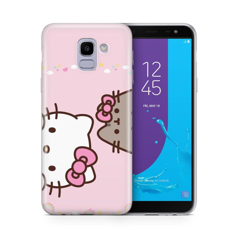 Hello Kitty KK8 Phone Case Cover For Samsung Galaxy A3 A5 A6 A7 A8 J3 J5 J6 J7 Models Japan Japanese Kitty White Cartoon Character Kitten 2