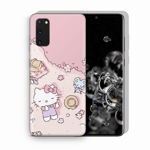 Hello Kitty KK3 Phone Case Cover For MANY VARIOUS Samsung Galaxy Models Japan Japanese Kitty White Cartoon Character Kitten 1