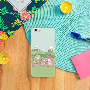 Hello Kitty KK4 Phone Case Cover For Apple iPhone 5 SE 2020 2022 6 7 8 X Xs XR MaX PLuS Models Japan Japanese Kitty White Cartoon Character image 7