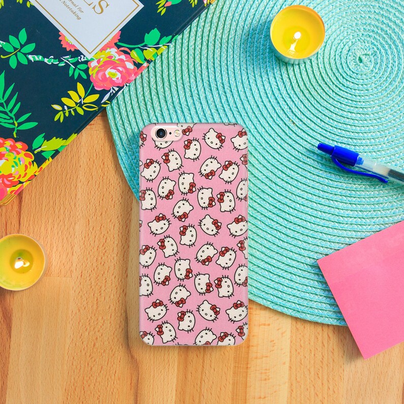 Hello Kitty KK6 housse de téléphone pour Apple iPhone 5 SE 2020 2022 6 7 8 X Xs XR MaX PLuS modèles japon japonais Kitty blanc personnage de dessin animé image 9
