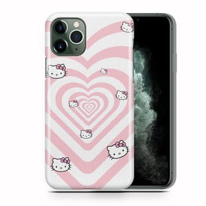 Hello Kitty KK3 Telefon Fall für Apple iPhone 11 12 13 14 15 16 e 17 Air PRO Plus Mini Max Japan Japanische Kitty Weiß Cartoon Charact Kätzchen 2