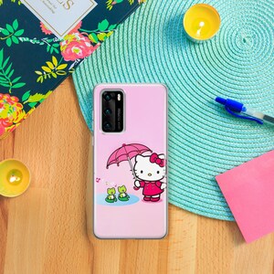 Hello Kitty KK9 Phone Case Cover For Huawei P9 P10 P20 P30 P40 Lite PRO Plus LG G5 G6 Model Japan Japanese Kitty White Cartoon Character Cat image 4
