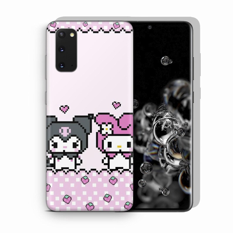 Hello Kitty KK8 Phone Case Cover For MANY VARIOUS Samsung Galaxy Models Japan Japanese Kitty White Cartoon Character Kitten 3