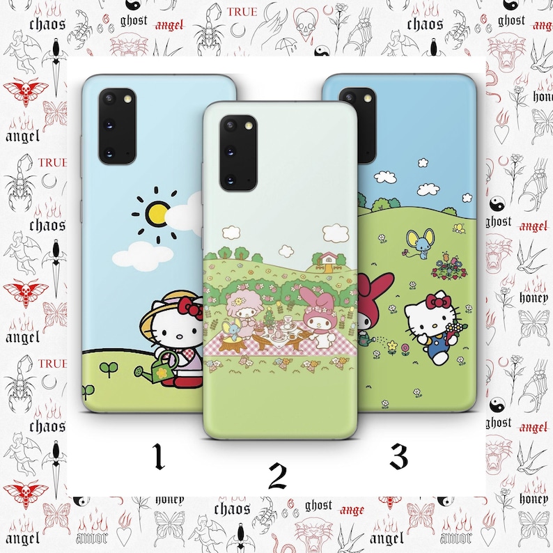 Hello Kitty KK4 Phone Case Case For Samsung Galaxy S20 S21 S22 S23 S24 S25 FE Plus Ultra Edge Japan Japanese Kitty White Cartoon Character image 1