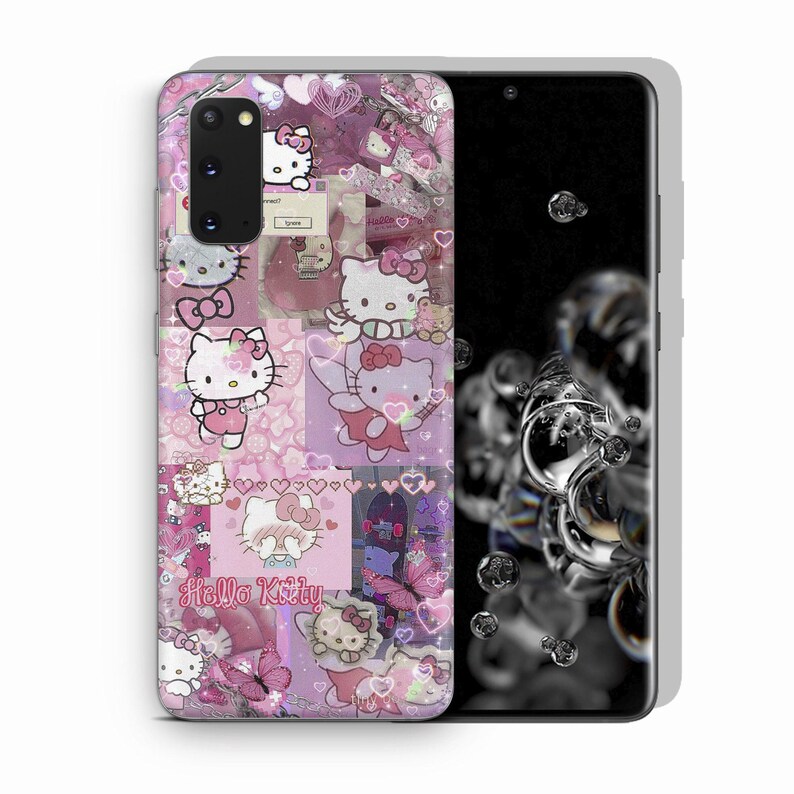 Hello Kitty KK6 Phone Case Cover For MANY VARIOUS Samsung Galaxy Models Japan Japanese Kitty White Cartoon Character Kitten 1