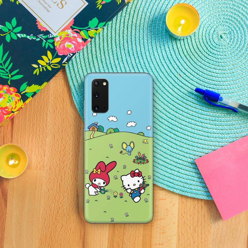Hello Kitty KK4 Phone Case Cover For MANY VARIOUS Samsung Galaxy Models Japan Japanese Kitty White Cartoon Character Kitten image 8