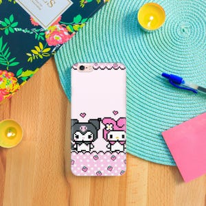 Hello Kitty KK8 Telefonskal till Apple iPhone 5 SE 2020 2022 6 7 8 X Xs XR MaX PLUS Modeller Japan Japansk kattunge Vit tecknad figur bild 9
