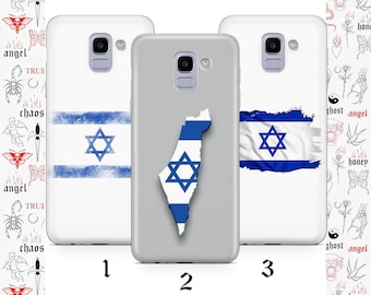Israël K1 Telefoon Case Cover Voor Samsung Galaxy A3 A5 A6 A7 A8 J3 J5 J6 J7 Modellen Vlag Van Israël Blauwe Davidster Israëlische Vlag