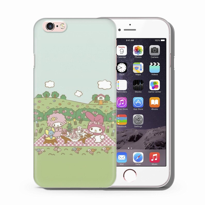 Hello Kitty KK4 Phone Case Cover For Apple iPhone 5 SE 2020 2022 6 7 8 X Xs XR MaX PLuS Models Japan Japanese Kitty White Cartoon Character 2