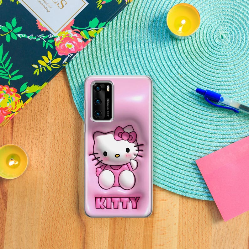Hello Kitty KK9 Phone Case Cover For Huawei P9 P10 P20 P30 P40 Lite PRO Plus LG G5 G6 Model Japan Japanese Kitty White Cartoon Character Cat image 8