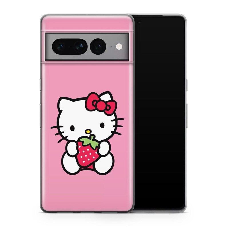 Hello Kitty KK1 housse de téléphone pour Google Pixel 6 6A 7 7A 8 8A 9 9A 10 Pro XL modèles japon japonais Kitty blanc personnage de dessin animé chaton 3