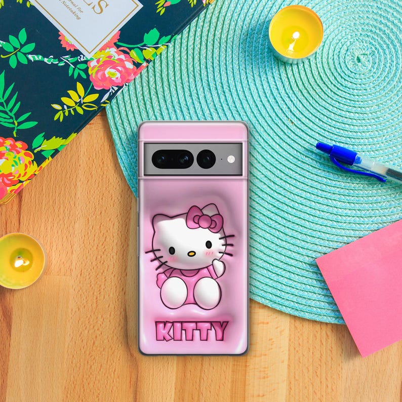 Hello Kitty KK9 Phone Case Cover For Google Pixel 6 6A 7 7A 8 8A 9 9A 10 Pro XL Models Japan Japanese Kitty White Cartoon Character Kitten image 8