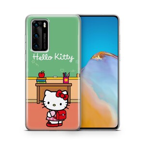 Hello Kitty KK7 Phone Case Cover For Huawei P9 P10 P20 P30 P40 Lite PRO Plus LG G5 G6 Model Japan Japanese Kitty White Cartoon Character Cat 2