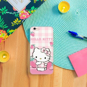 Hello Kitty KK8 Telefonskal till Apple iPhone 5 SE 2020 2022 6 7 8 X Xs XR MaX PLUS Modeller Japan Japansk kattunge Vit tecknad figur bild 5