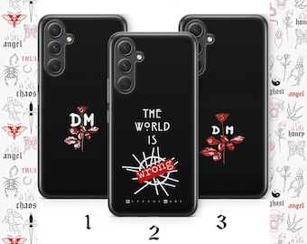 Depeche Mode K4 Handytasche Hülle Für Samsung A14 A15 A16 A17 A25 A26 A33 A34 A35 A36 A53 A54 A55 A56 A72 A73 + mehr Modell English Music Band
