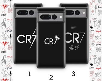 Cristiano Ronaldo CR6 Phone Case Cover For Google Pixel 6 6A 7 7A 8 8A 9 9A 10 Pro XL Models Football Best Player Portugal Professional