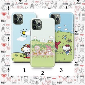 Hello Kitty KK4 Phone Case For Apple iPhone 11 12 13 14 15 16 e 17 Air PRO Plus Mini Max Japan Japanese Kitty White Cartoon Charact Kitten image 1