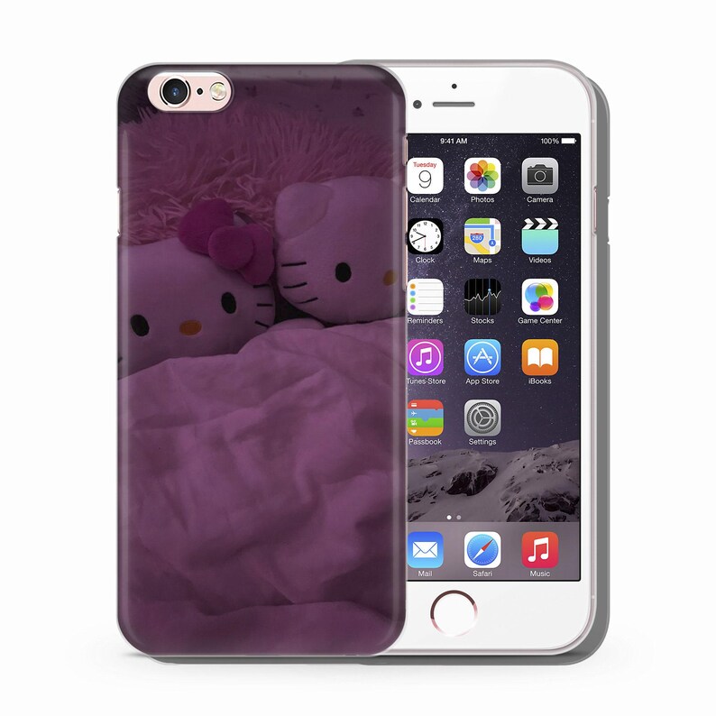 Hello Kitty KK9 Phone Case Cover For Apple iPhone 5 SE 2020 2022 6 7 8 X Xs XR MaX PLuS Models Japan Japanese Kitty White Cartoon Character 2