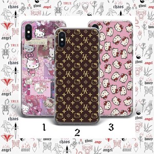 Hello Kitty KK6 housse de téléphone pour Apple iPhone 5 SE 2020 2022 6 7 8 X Xs XR MaX PLuS modèles japon japonais Kitty blanc personnage de dessin animé image 3