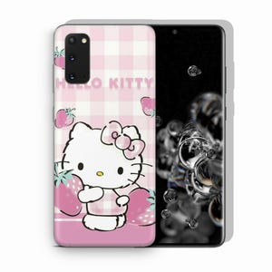 Hello Kitty KK8 Phone Case Cover For MANY VARIOUS Samsung Galaxy Models Japan Japanese Kitty White Cartoon Character Kitten 1