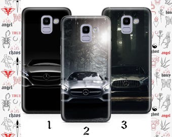 Funda de teléfono Mercedes K2 para Samsung Galaxy A3, A5, A6, A7, A8, J3, J5, J6 y J7, de lujo, para coche Mercedes Clase S, deportivo
