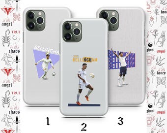 Jude Bellingham K1 Phone Case For Apple iPhone 11 12 13 14 15 16 e 17 Air PRO Plus Mini Max English Football Player Soccer Game British