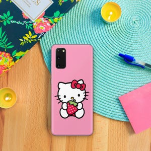 Hello Kitty KK1 Phone Case Cover For MANY VARIOUS Samsung Galaxy Models Japan Japanese Kitty White Cartoon Character Kitten image 8