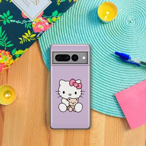 Hello Kitty KK1 housse de téléphone pour Google Pixel 6 6A 7 7A 8 8A 9 9A 10 Pro XL modèles japon japonais Kitty blanc personnage de dessin animé chaton image 4