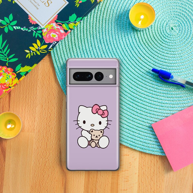Hello Kitty KK1 housse de téléphone pour Google Pixel 6 6A 7 7A 8 8A 9 9A 10 Pro XL modèles japon japonais Kitty blanc personnage de dessin animé chaton image 4
