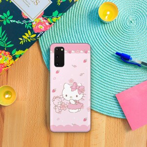 Hello Kitty KK3 Phone Case Cover For MANY VARIOUS Samsung Galaxy Models Japan Japanese Kitty White Cartoon Character Kitten image 8
