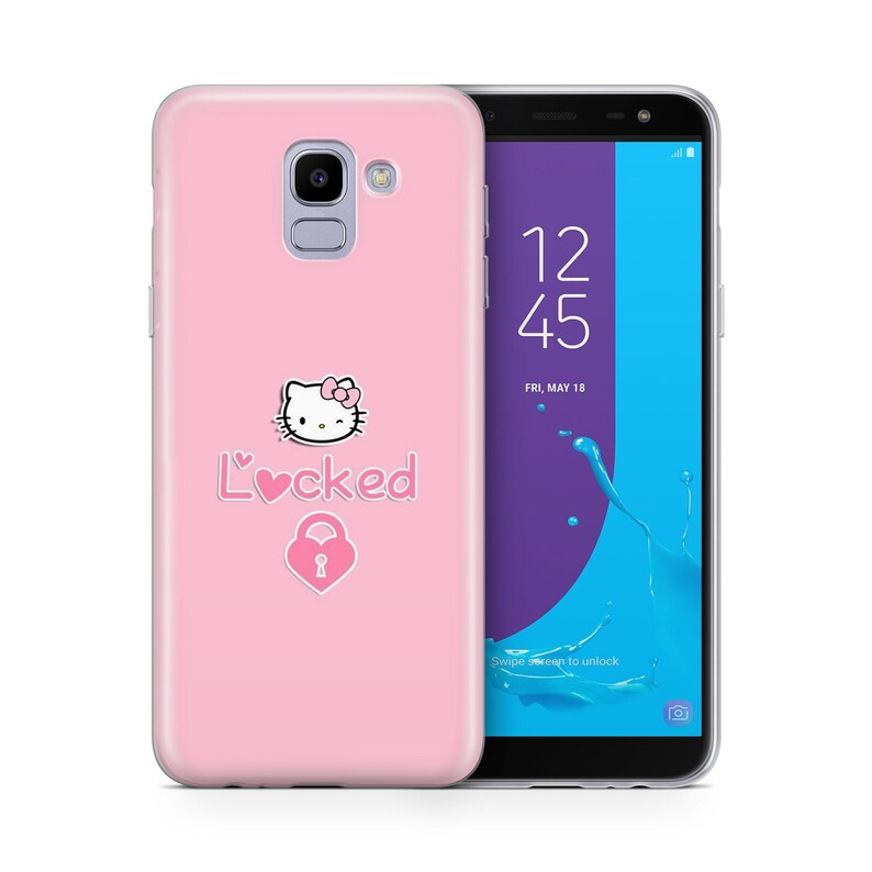 Hello Kitty KK5 Phone Case Cover For Samsung Galaxy A3 A5 A6 A7 A8 J3 J5 J6 J7 Models Japan Japanese Kitty White Cartoon Character Kitten 1