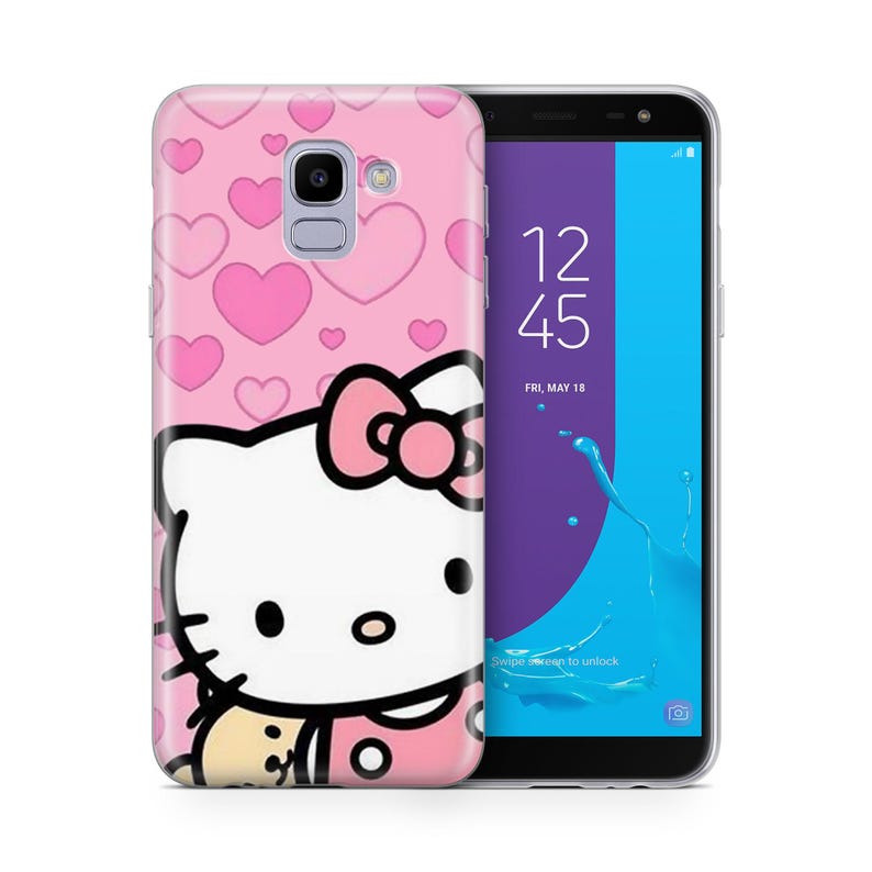Hello Kitty KK7 Phone Case Cover For Samsung Galaxy A3 A5 A6 A7 A8 J3 J5 J6 J7 Models Japan Japanese Kitty White Cartoon Character Kitten 1