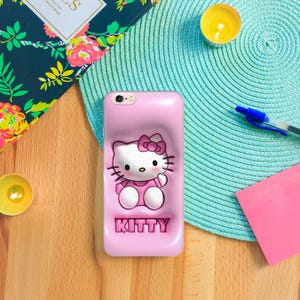 Hello Kitty KK9 Phone Case Cover For Apple iPhone 5 SE 2020 2022 6 7 8 X Xs XR MaX PLuS Models Japan Japanese Kitty White Cartoon Character image 9