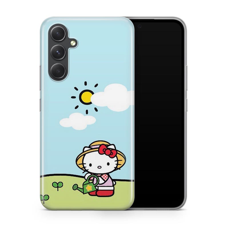 Hello Kitty KK4 Phone Case Cover For Samsung A14 A15 A16 A17 A25 A26 A33 A34 A35 A36 A53 A54 A55 A56 A72 A73 + More Models Japan Kitty White 1
