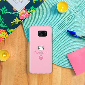 Hello Kitty KK5 Phone Case Cover For Samsung Galaxy S5 S6 S7 S8 S9 Edge Plus LTE NEO Models Japan Japanese Kitty White Cartoon Character Cat image 4