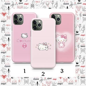 Hello Kitty KK5 Phone Case For Apple iPhone 11 12 13 14 15 16 e 17 Air PRO Plus Mini Max Japan Japanese Kitty White Cartoon Charact Kitten image 1