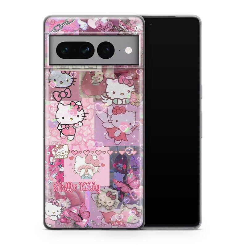 Hello Kitty KK6 Phone Case Cover For Google Pixel 6 6A 7 7A 8 8A 9 9A 10 Pro XL Models Japan Japanese Kitty White Cartoon Character Kitten 1