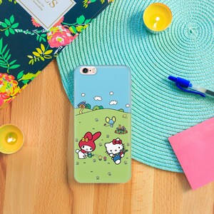Hello Kitty KK4 Phone Case Cover For Apple iPhone 5 SE 2020 2022 6 7 8 X Xs XR MaX PLuS Models Japan Japanese Kitty White Cartoon Character image 9