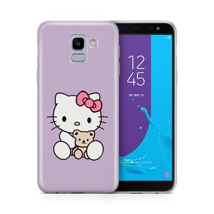 Hello Kitty KK1 Phone Case Cover For Samsung Galaxy A3 A5 A6 A7 A8 J3 J5 J6 J7 Models Japan Japanese Kitty White Cartoon Character Kitten 1