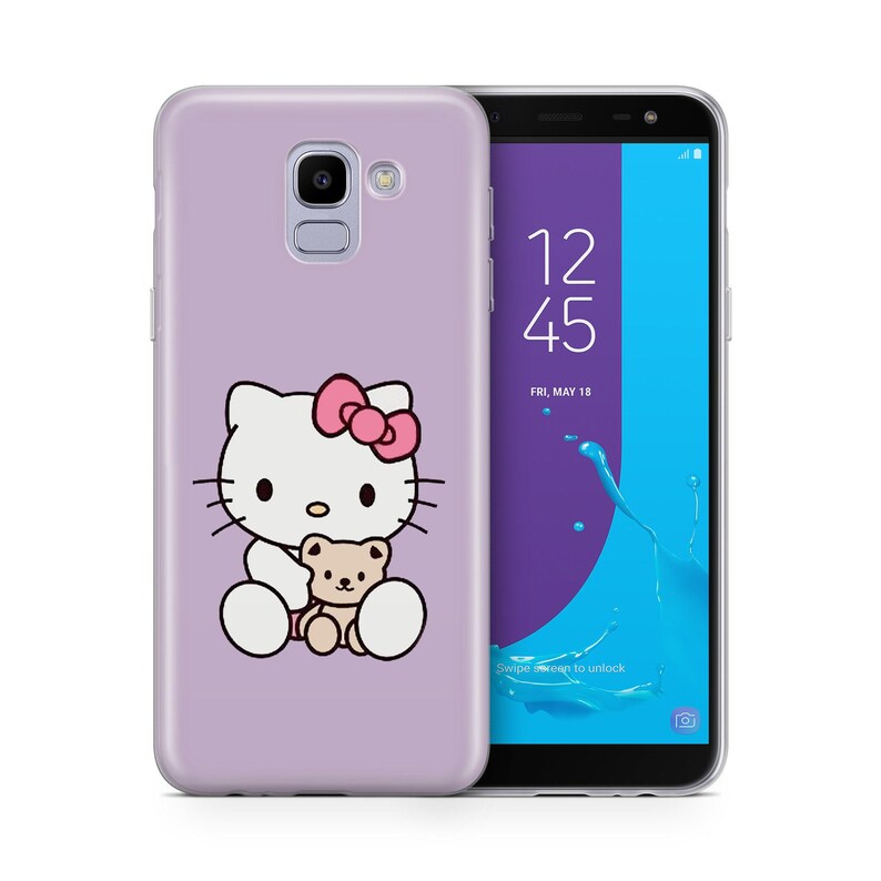 Hello Kitty KK1 Phone Case Cover For Samsung Galaxy A3 A5 A6 A7 A8 J3 J5 J6 J7 Models Japan Japanese Kitty White Cartoon Character Kitten 1