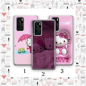 Hello Kitty KK9 Phone Case Cover For Huawei P9 P10 P20 P30 P40 Lite PRO Plus LG G5 G6 Model Japan Japanese Kitty White Cartoon Character Cat image 1