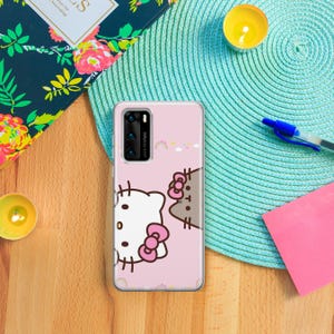 Hello Kitty KK8 Phone Case Cover For Huawei P9 P10 P20 P30 P40 Lite PRO Plus LG G5 G6 Model Japan Japanese Kitty White Cartoon Character Cat image 6